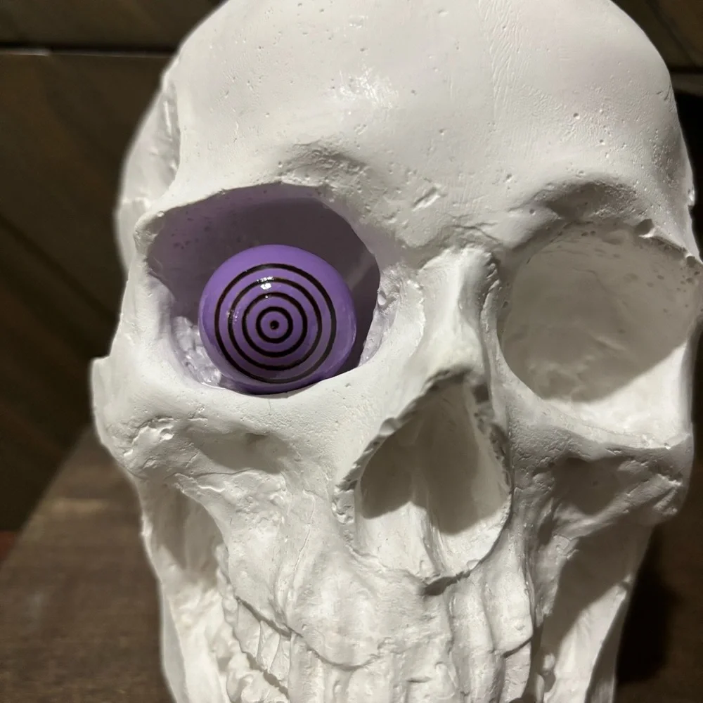 Naruto Rinnegan 1 Inch Wooden Eyeball Human Size - Picture 3 of 9